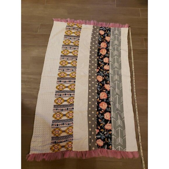 Bee Bee Baubles Custom Made Baby Infant Girls Crib Comforter Blanket - Picture 1 of 9